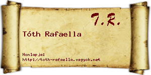 Tóth Rafaella névjegykártya